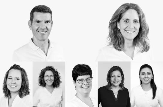 Collage des Praxisteams