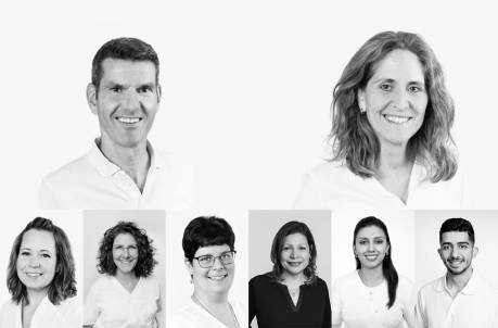 Collage des Praxisteams